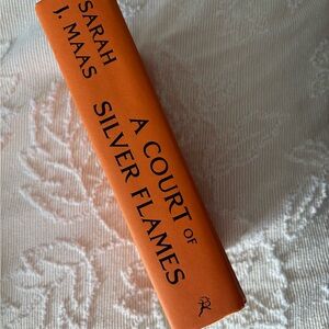 A Court of Silver Flames Orange Hardcover Book